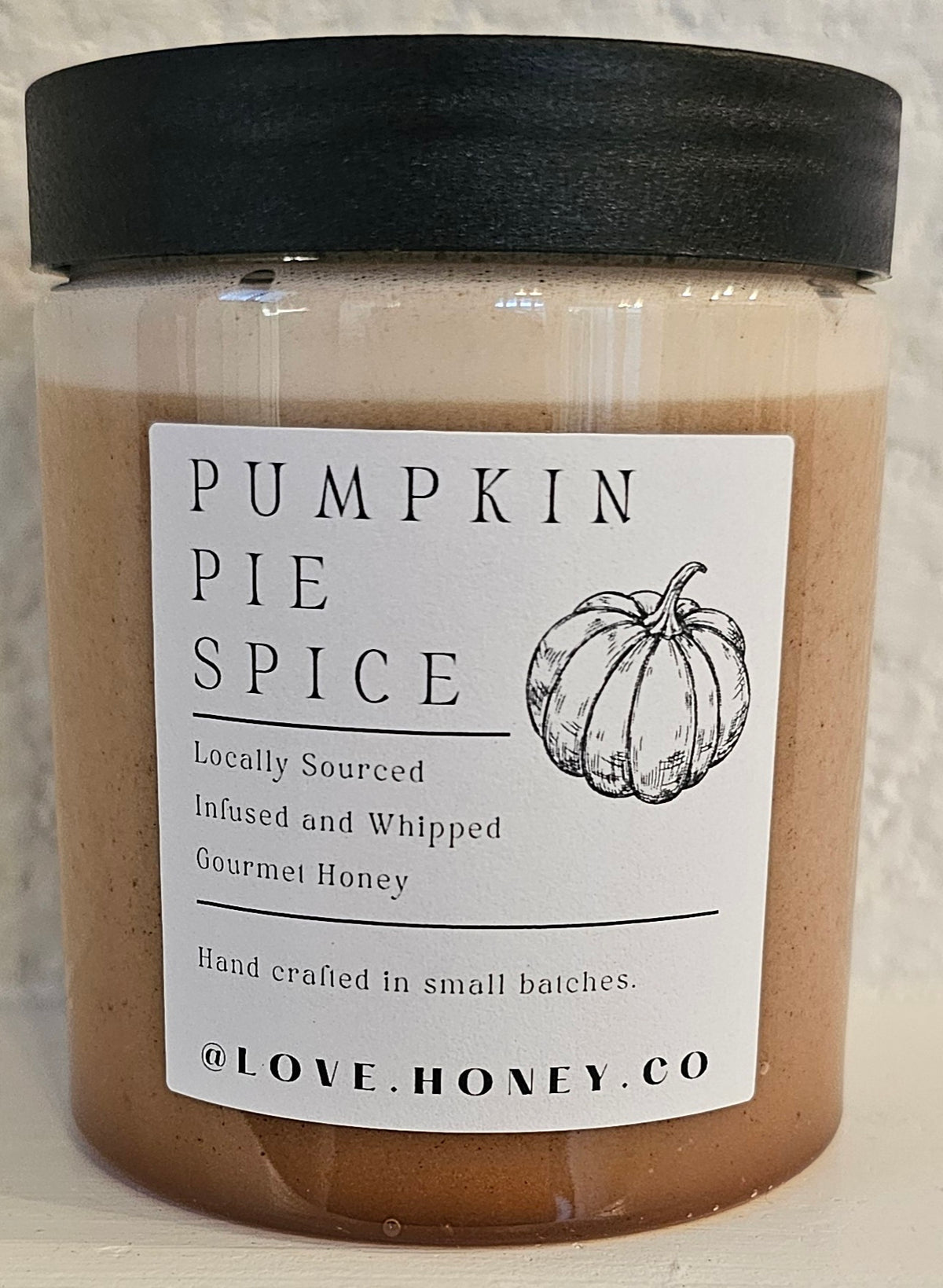 Pumpkin Pie Spice Infused Whipped Honey (8oz)