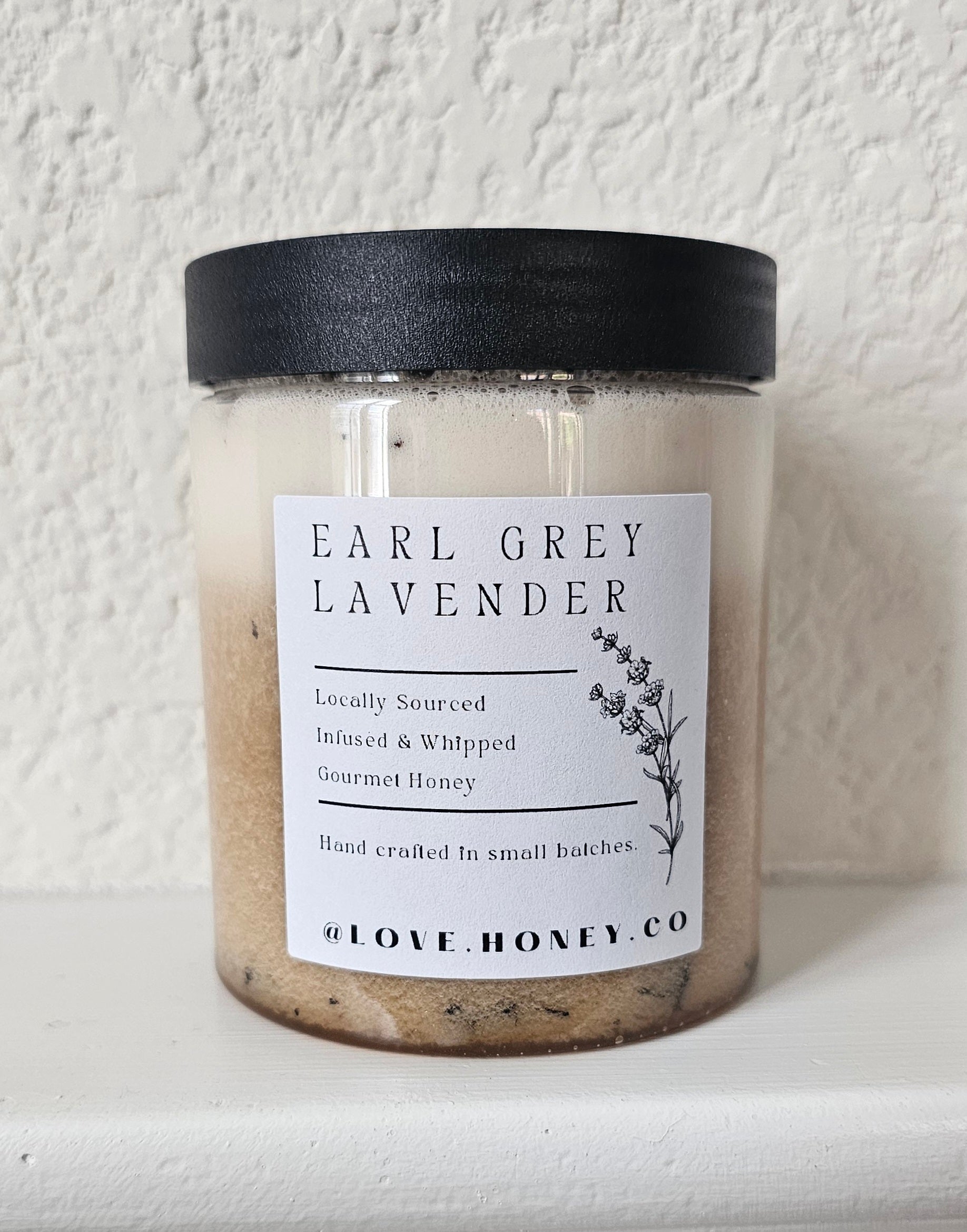 Earl Grey Lavender Infused Whipped Honey (8oz)