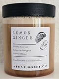Lemon Ginger Infused Whipped Honey (8oz)